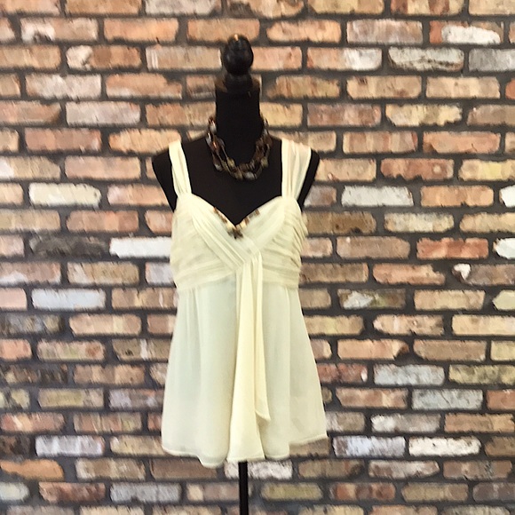 Nine West Tops - Nine West Cream Boho Tank Top - Size 10